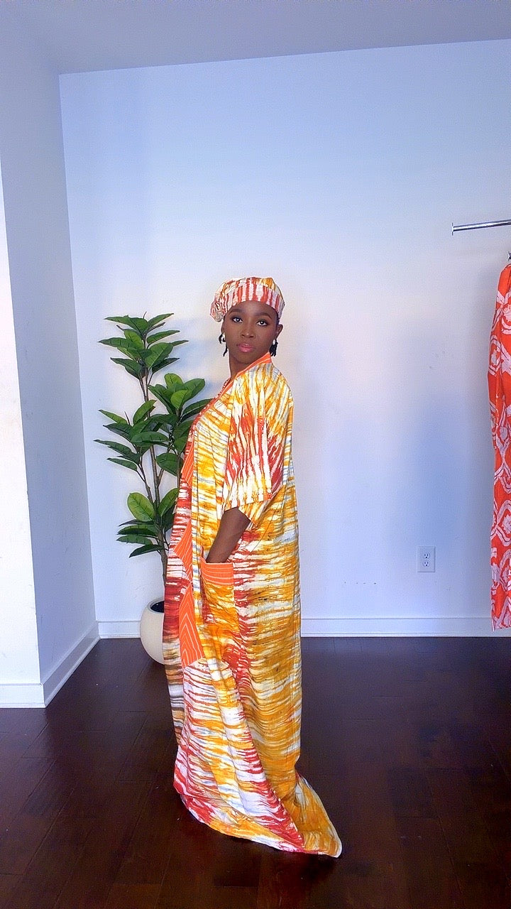 Adire Kaftan