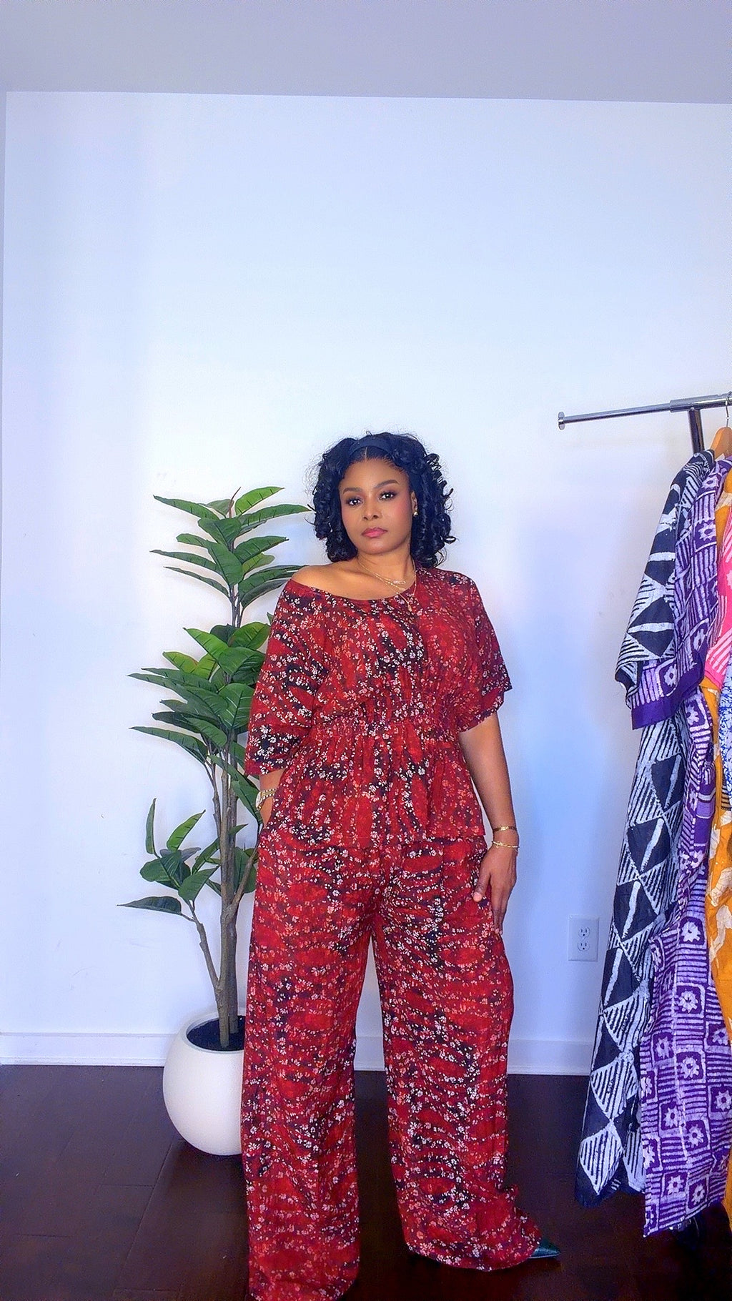 Adire Crepe set- Women
