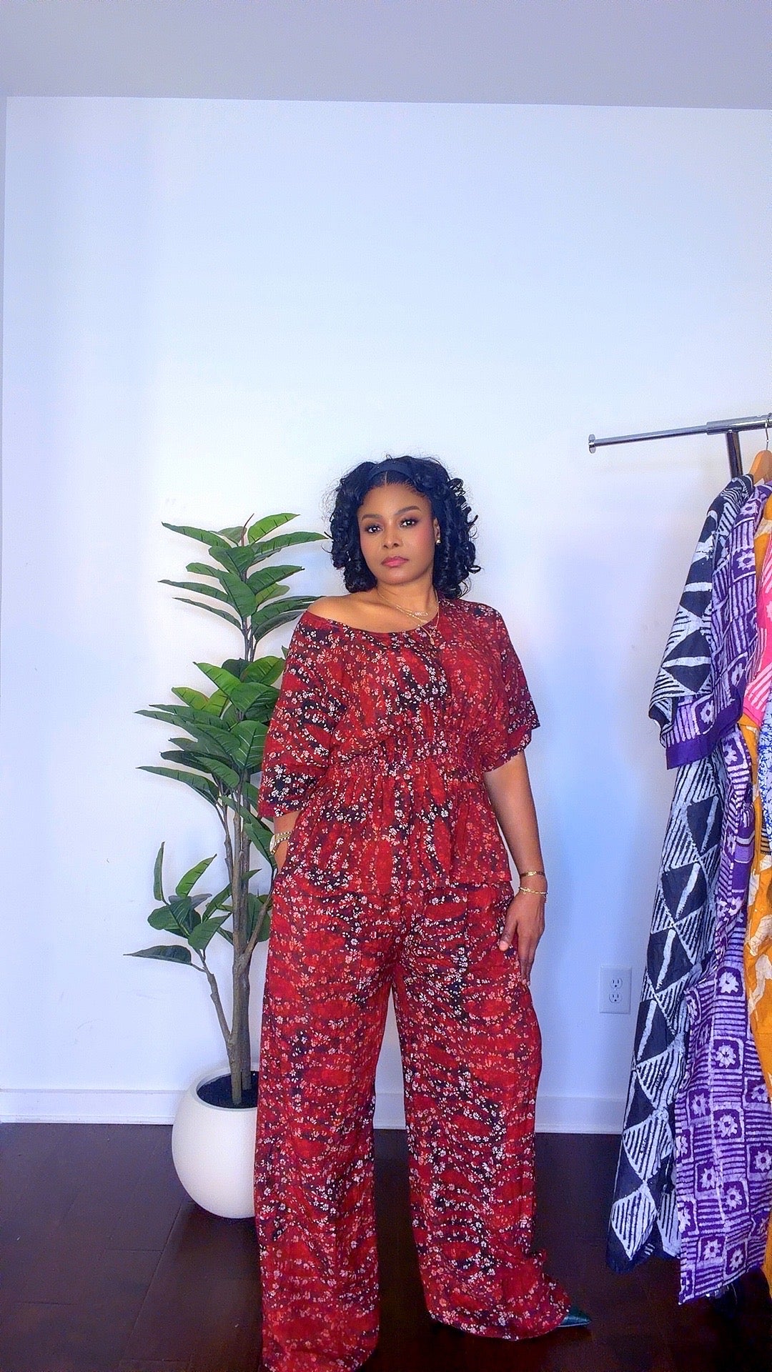 Adire Crepe set- Women